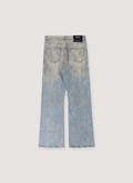 Alcie Hollywood Palladium Jeans Garage Wash cotton denim jeans dirty, back view Alice Hollywood Palladium Jeans Garage Wash - Image 2 | Authenticated at Pieces Los Angeles