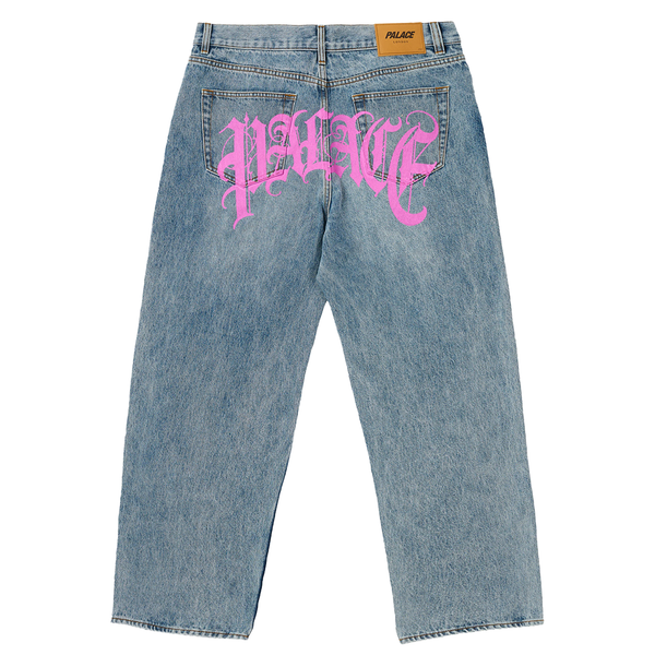 Palace El Script P90 Baggy Jeans Indigo – PIECES