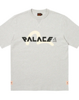 Palace x Evisu Logo Tee Grey Marl