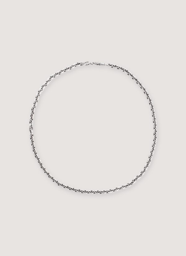 Chrome Hearts Paper Chain Necklace Silver (Pre-Owned) .925 silver with paper chain linkage, 18in lenght and clasp closure Paper Chain Necklace Silver (Pre-Owned) - Authenticated Necklaces | Pieces Los Angeles