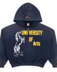 Pieces Academia Zippered Sweatshirt Vintage Navy