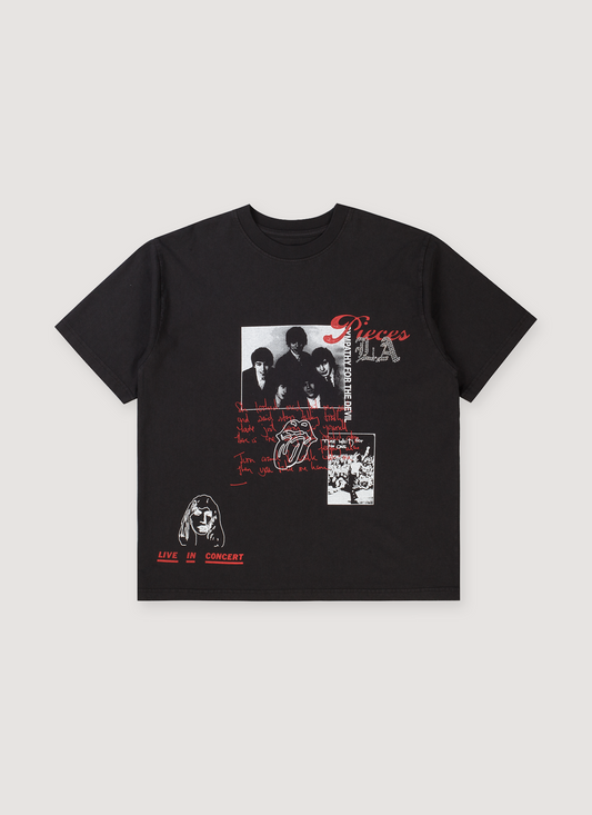 Pieces Sympathy Tee Vintage Black