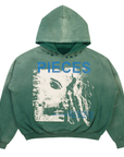 Pieces Silent Angel Sweatshirt Washed Emerald