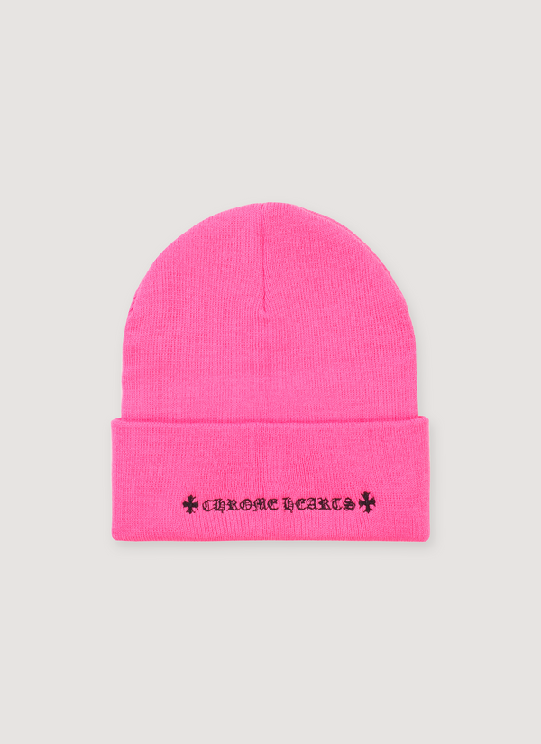 Chrome Hearts Watch Cap Beanie Pink alternate view - Shop at Pieces Los Angeles