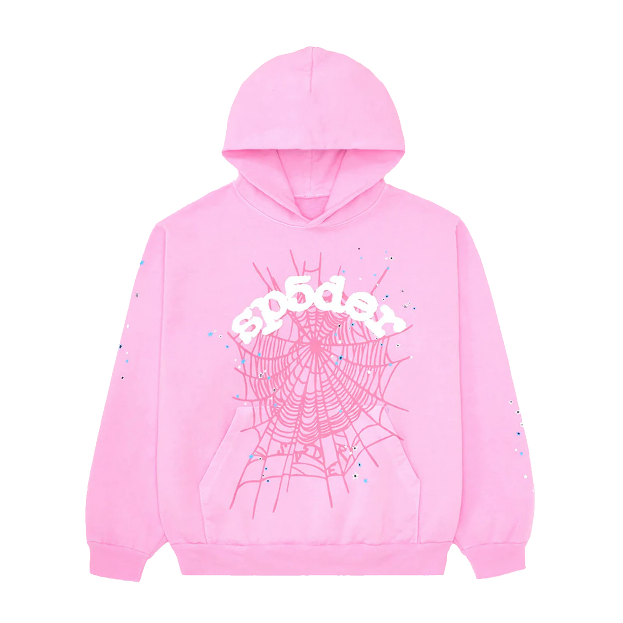 Sp5der Worldwide OG Web Sweatshirt Pink