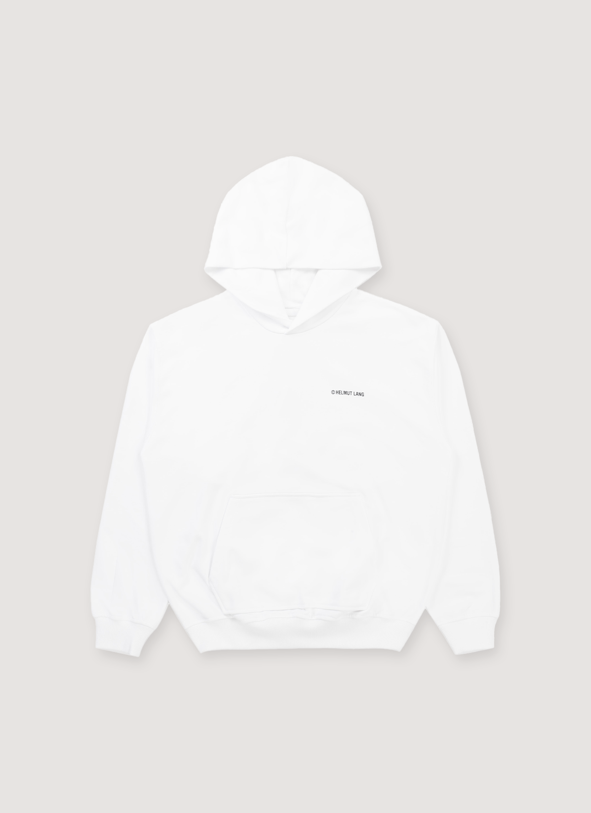 Helmut Lang Plastic Sweatshirt White