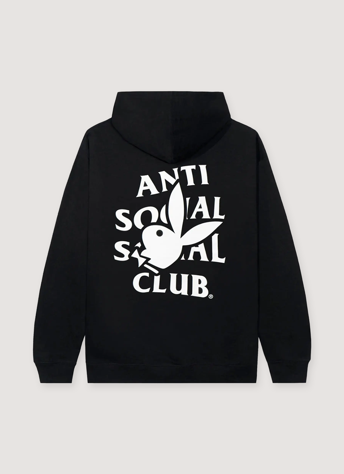 Anti Social Social Club Playboy Bunny Logo Sweatshirt Black