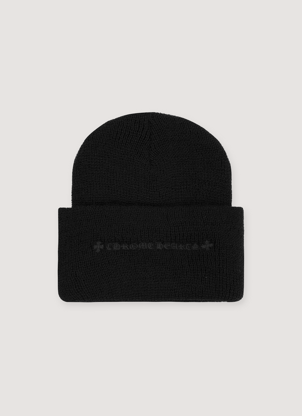 Chrome Hearts Watch Cap CH Plus Beanie Wool Tonal Black alternate view - Shop at Pieces Los Angeles