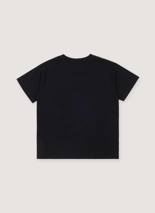 Pieces Post Card Tee Black