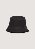 Prada Re-Nylon Fur Lined Bucket Hat Black Prada Re-Nylon Fur Lined Bucket Hat Black - Image 2 | Authenticated at Pieces Los Angeles