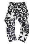 Chrome Hearts Matty Boy Silk Pants Black White (Pre-Owned)