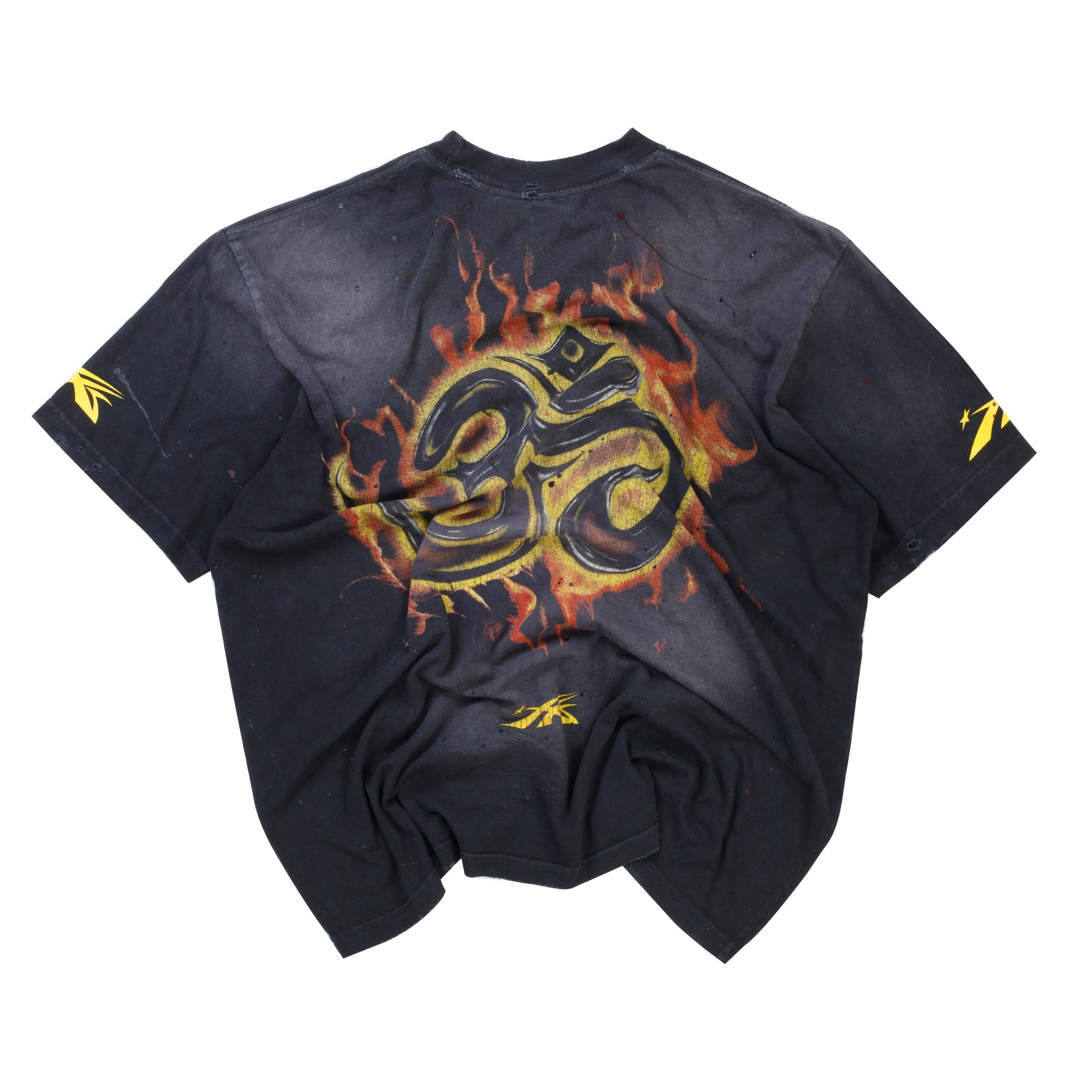 Hellstar Inner Peace Fire Tee Vintage Black (Pre-Owned)