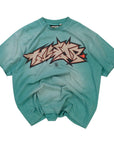 Hellstar Crack Logo Tee Green (Pre-Owned)