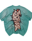 Hellstar Crack Logo Tee Green (Pre-Owned)