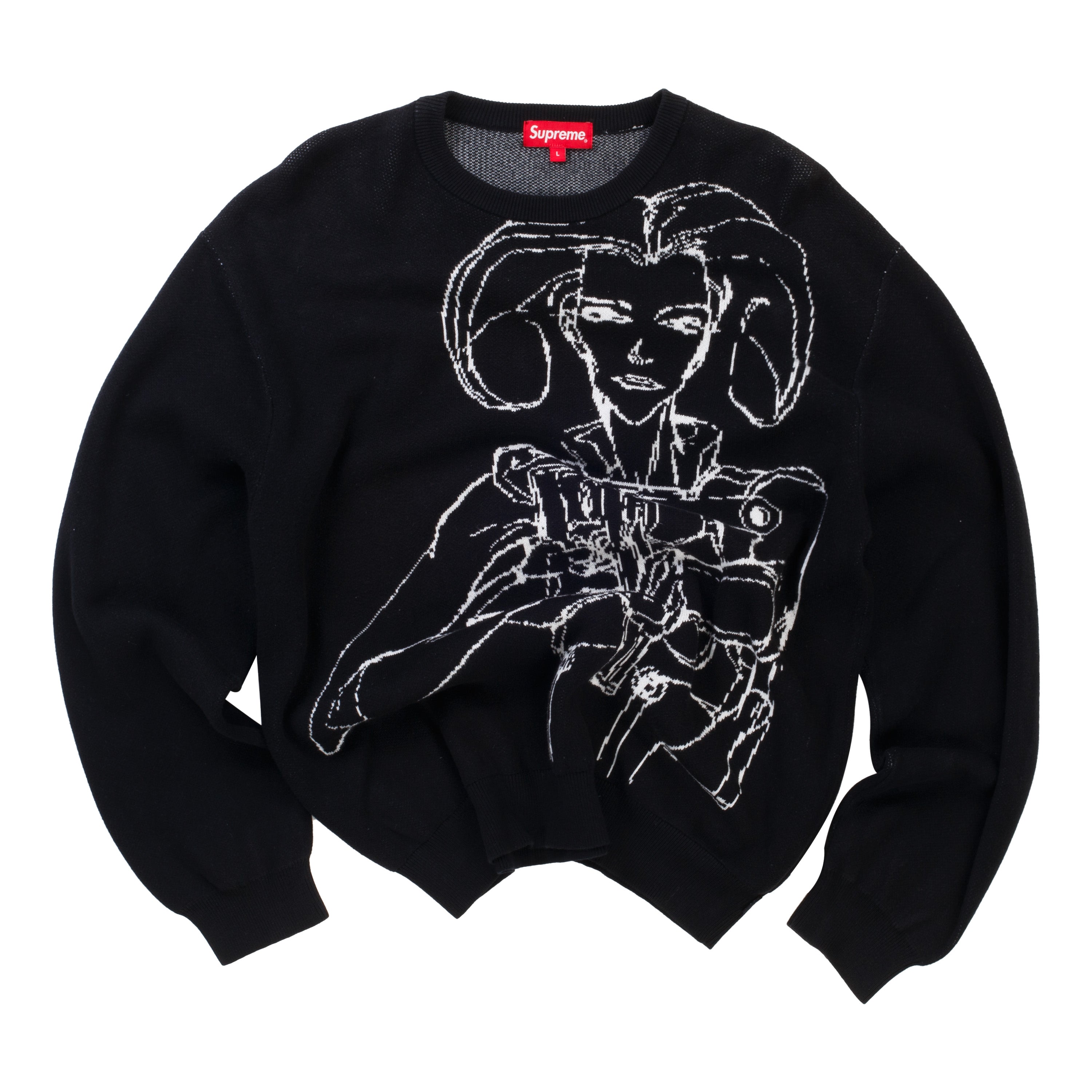 Supreme Aeon Flux Knit Sweater Black (Pre-Owned) – PIECES