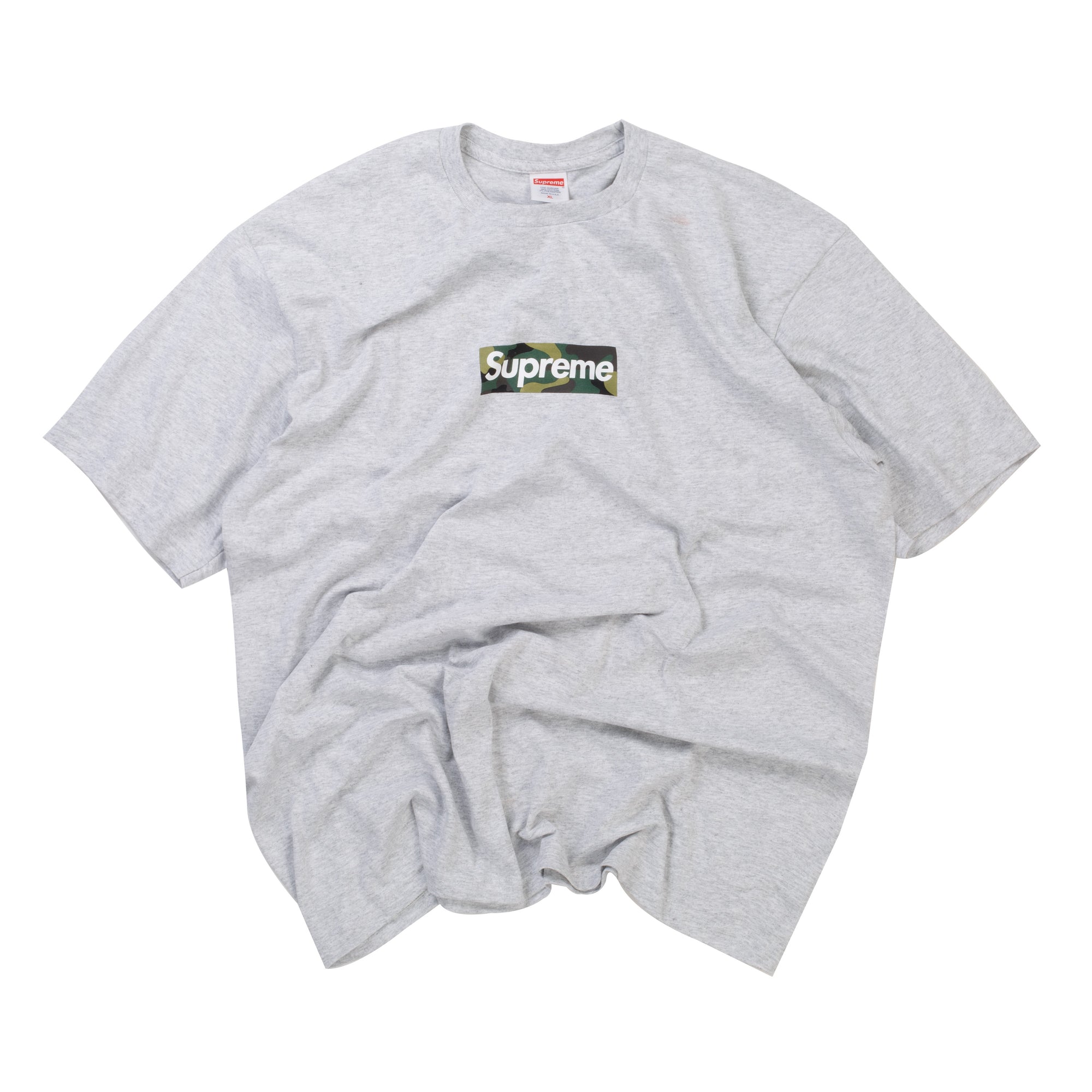 Supreme Camo Box Logo Heather Grey (Pre-Owned)