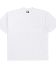 Pieces P Star Flame Tee Tonal White