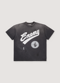 Saint Michael Public Enemy Saint Enemy Tee Vintage Black Saint Michael Public Enemy Saint Enemy Tee Vintage Black - Image 1 | Authenticated at Pieces Los Angeles
