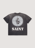 Saint Michael Public Enemy Saint Enemy Tee Vintage Black Saint Michael Public Enemy Saint Enemy Tee Vintage Black - Image 2 | Authenticated at Pieces Los Angeles