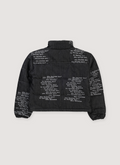 Who Decides War Signature Scripture Puffer Jacket Coal Who Decides War Signature Scripture Puffer Jacket Coal - Image 2 | Authenticated at Pieces Los Angeles