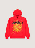 Sp5der Worldwide Punk V2 Sweatshirt Red Sp5der Worldwide Punk V2 Sweatshirt Red - Image 1 | Authenticated at Pieces Los Angeles