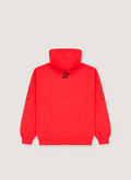 Sp5der Worldwide Punk V2 Sweatshirt Red Sp5der Worldwide Punk V2 Sweatshirt Red - Image 2 | Authenticated at Pieces Los Angeles