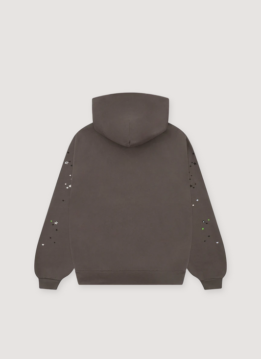 Sp5der Worldwide Punk V2 Sweatshirt Slate Grey