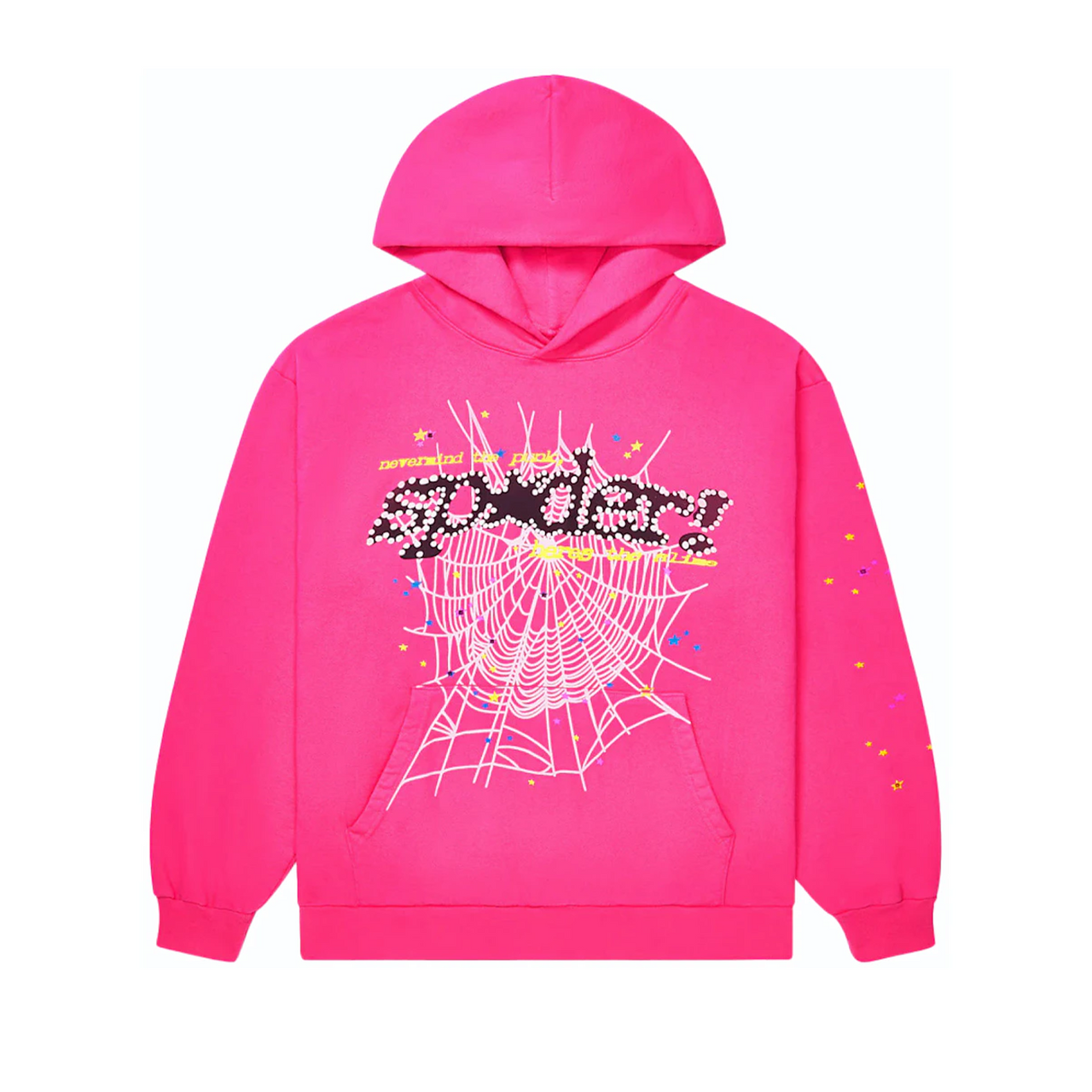 Sp5der Worldwide Punk V2 Sweatshirt Magenta