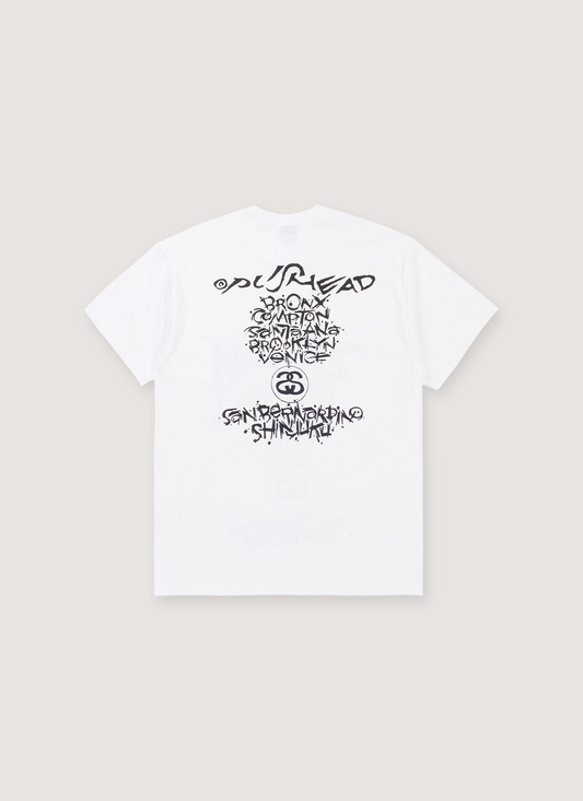 Stussy Pushead Tour Tee White