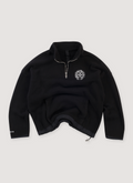 Chrome Hearts Quarter Zip Polar Fleece Quarter Zip Jacket Black (Pre-Owned) Chrome Hearts Quarter Zip Polar Fleece Quarter Zip Jacket Black (Pre-Owned) - Image 1 | Authenticated at Pieces Los Angeles