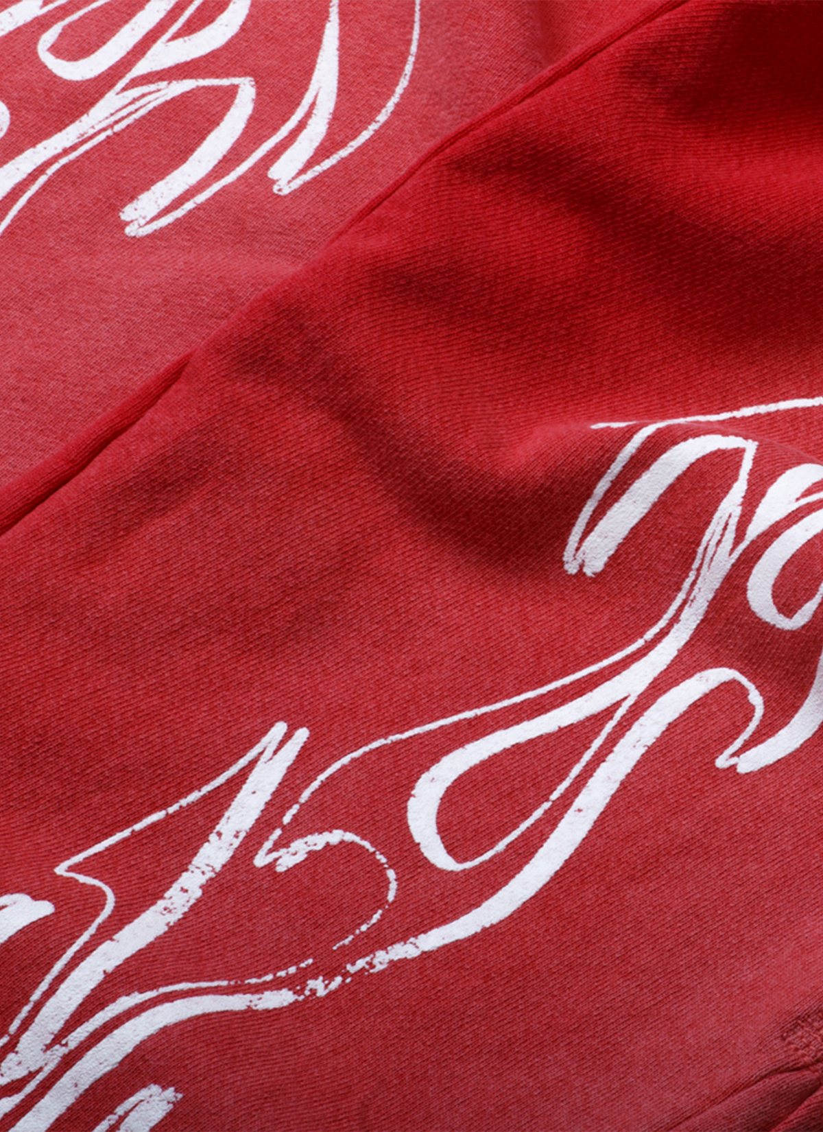 Hellstar Racer Path to Paradise Flared Sweatpants Vintage Red Hellstar Racer Path to Paradise Flared Sweatpants Vintage Red - Image 3 | Authenticated at Pieces Los Angeles