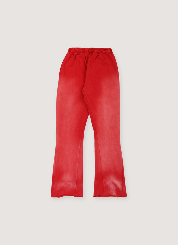 Hellstar Racer Path to Paradise Flared Sweatpants Vintage Red alternate view - Shop at Pieces Los Angeles