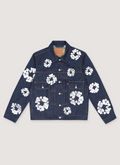 Denim Tears Cotton Wreath Denim Jacket Raw Indigo Denim Tears Cotton Wreath Denim Jacket Raw Indigo - Image 1 | Authenticated at Pieces Los Angeles