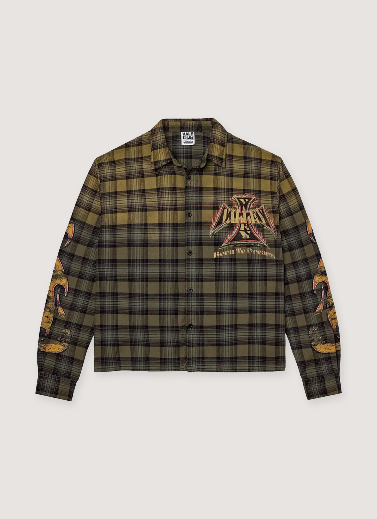 Vale Forever Reborn Flannel Green Vale Forever Reborn Flannel Green - Image 1 | Authenticated at Pieces Los Angeles