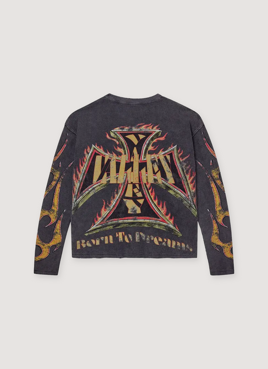 Reborn Thermal Longsleeve Vintage Black