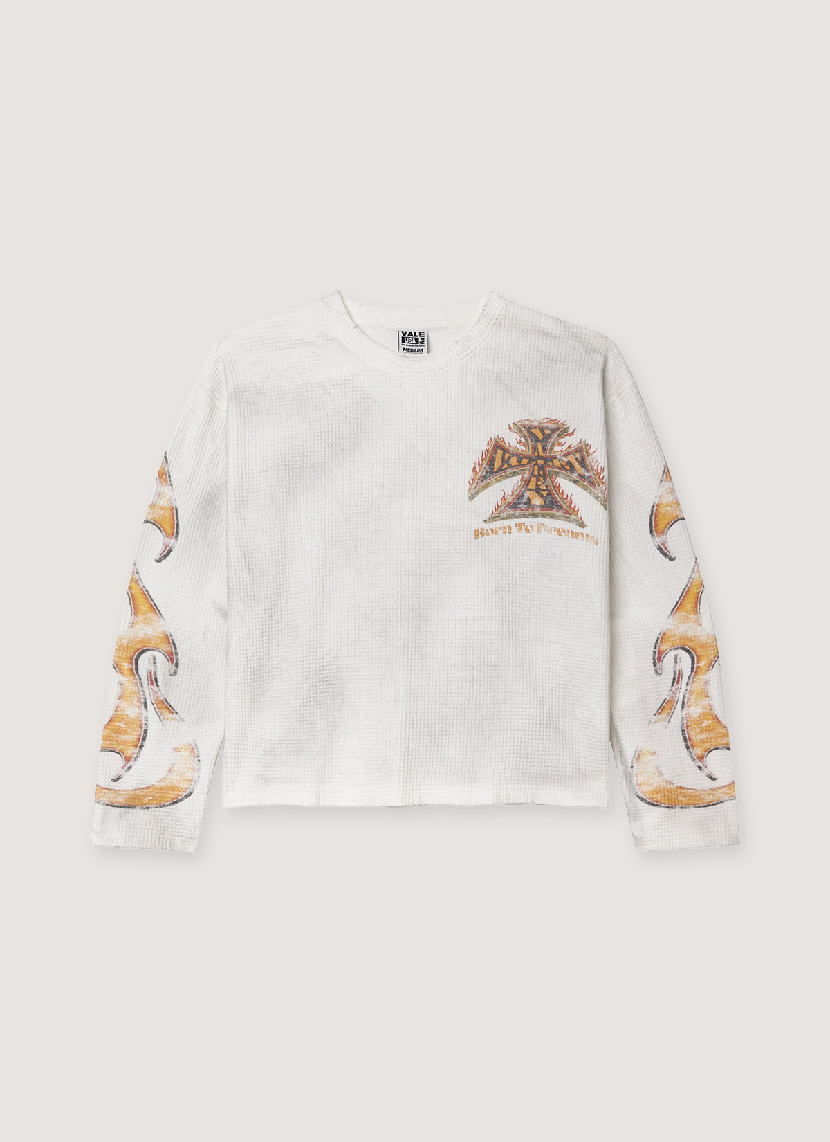 Reborn Thermal Longsleeve Vintage White