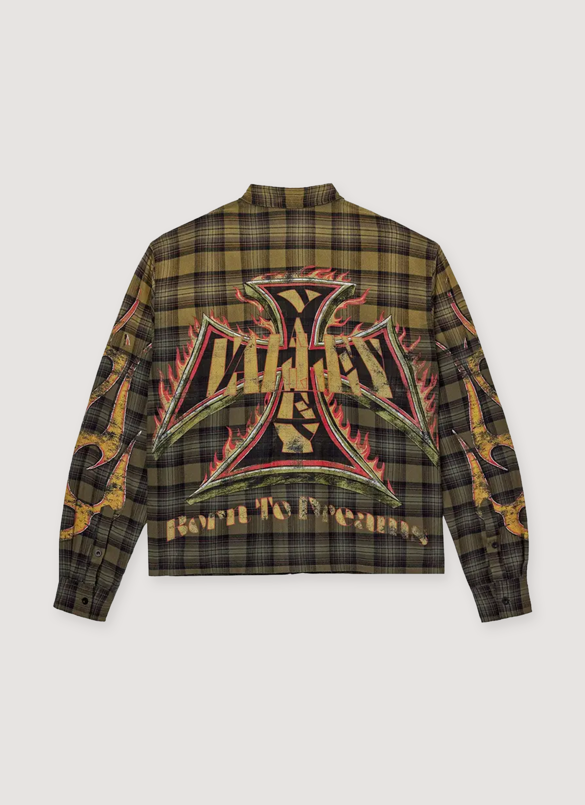 Vale Forever Reborn Flannel Green Vale Forever Reborn Flannel Green - Image 2 | Authenticated at Pieces Los Angeles
