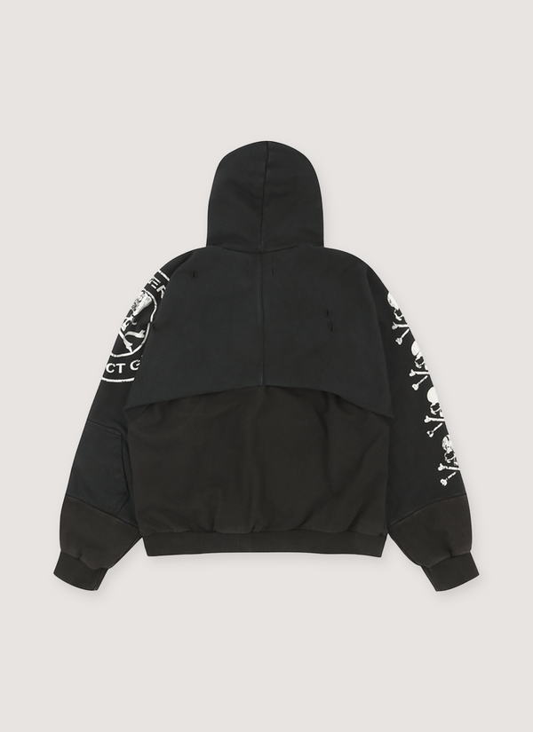 Project G/R Mastermind Reconstructed Folded Sweatshirt Black alternate view - Shop at Pieces Los Angeles