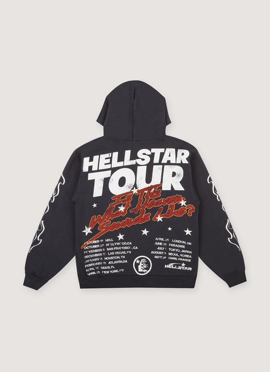 Hellstar Records Sweatshirt Vintage Black