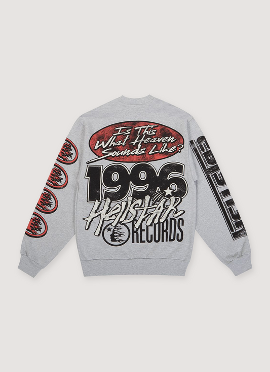 Hellstar Records Crewneck Grey