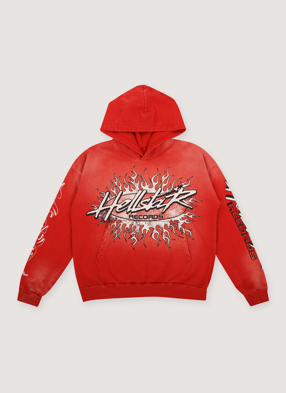 Hellstar Records Sweatshirt Red