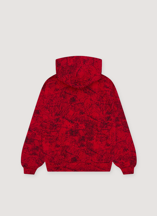 Sp5der Worldwide OG Tree Camo Sweatshirt Red
