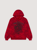 Sp5der Worldwide OG Tree Camo Sweatshirt Red Sp5der Worldwide OG Tree Camo Sweatshirt Red - Image 1 | Authenticated at Pieces Los Angeles