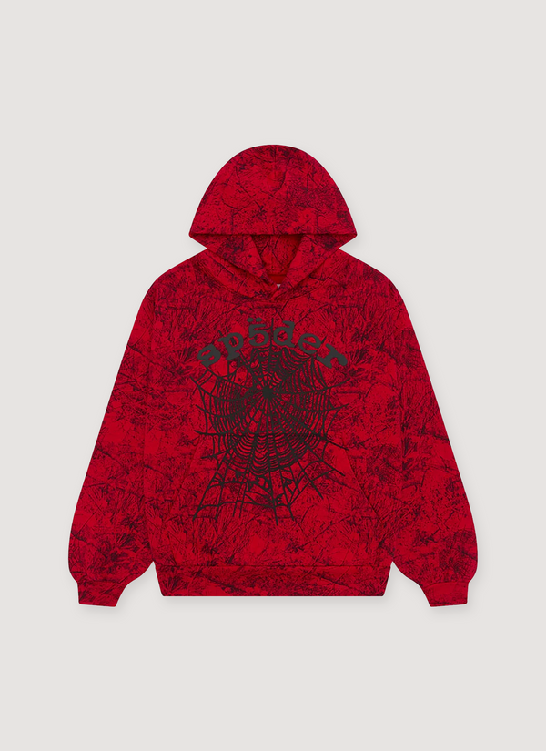 Sp5der Worldwide OG Tree Camo Sweatshirt Red OG Tree Camo Sweatshirt Red - Authenticated Sweatshirts | Pieces Los Angeles