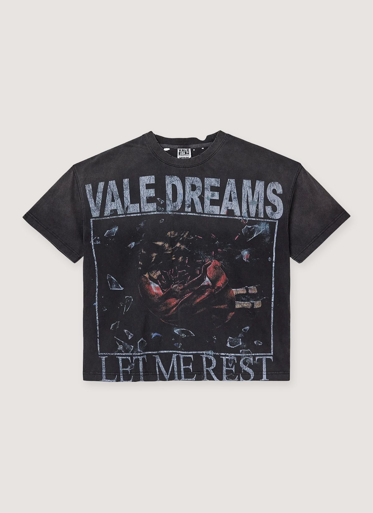 Vale Forever Red Dress Tee Vintage Black