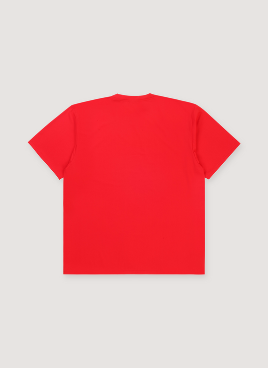 Balenciaga Swim Logo Tee Red