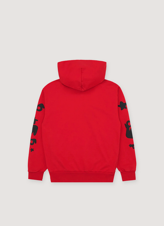 Sp5der Worldwide Beluga Sweatshirt Red