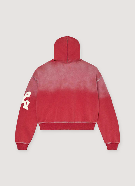 Vale Forever Religion Zip Up Sweatshirt Red