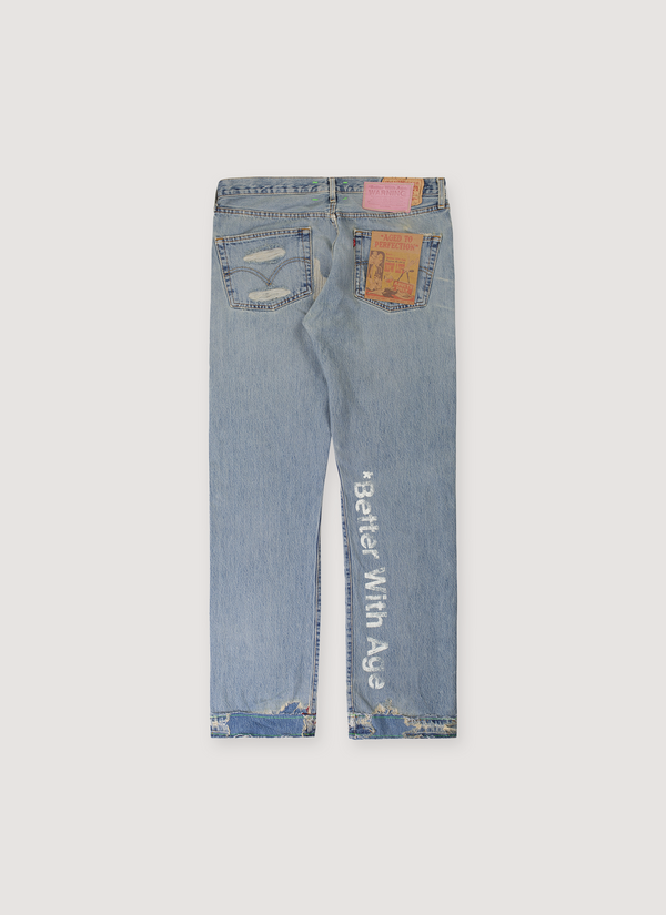 Better With Age Repair Denim Vintage Indigo alternate view - Shop at Pieces Los Angeles