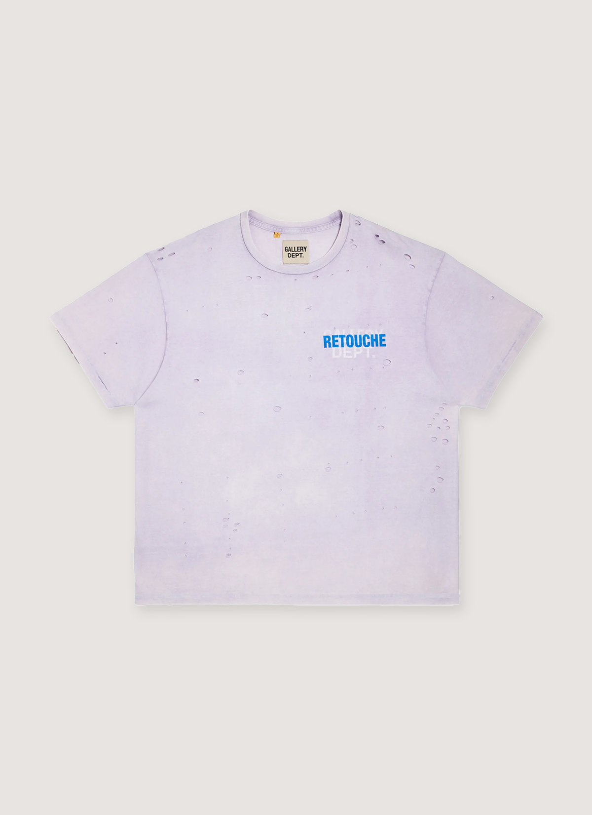 Gallery Dept. Retouche Damaged Souvenir Tee Lilac